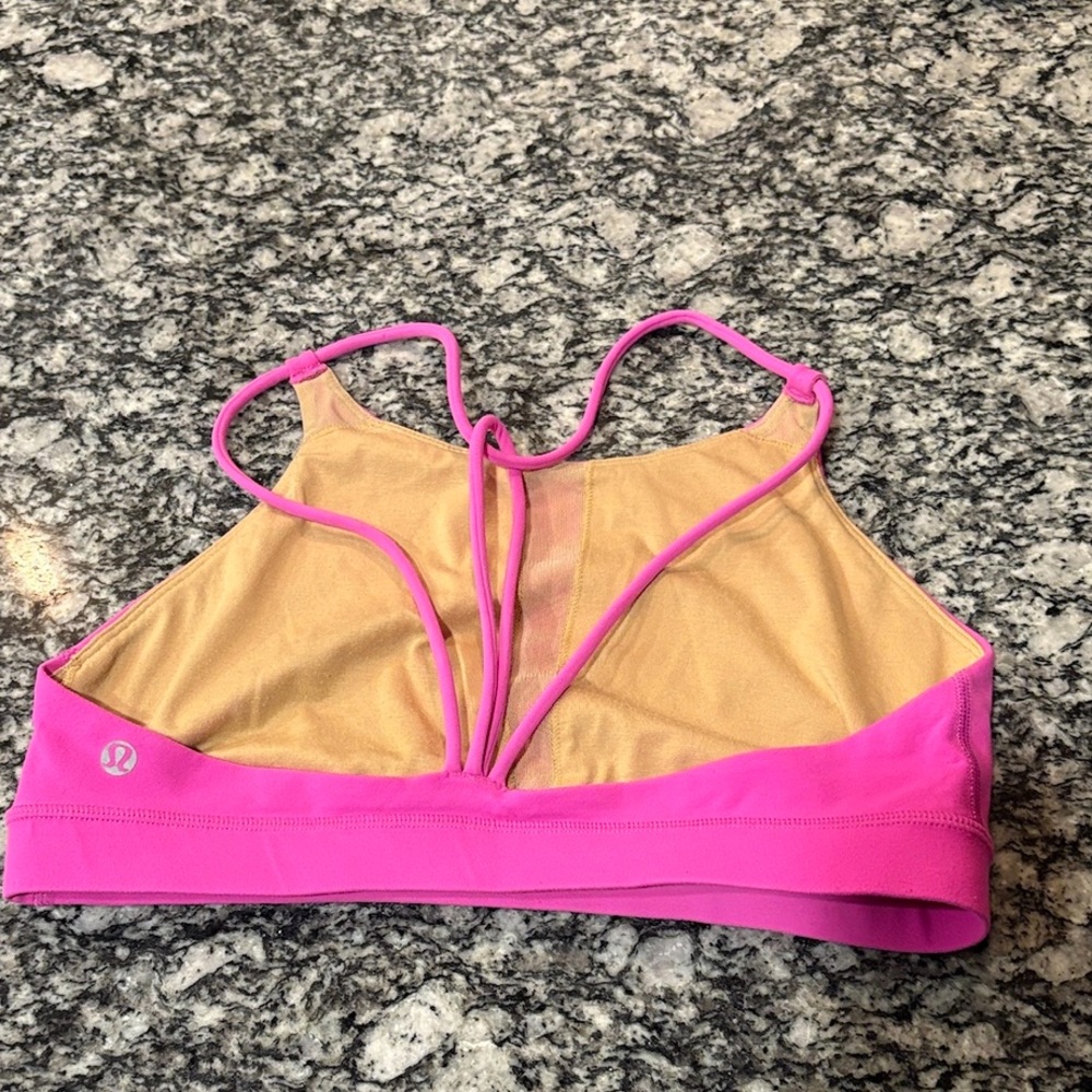 Lululemon Vibrant Pink Sports Bra size 10 - Picture 2 of 3